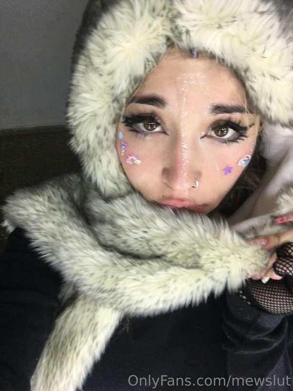 well this is my face after that surprising cumshot last nigh..