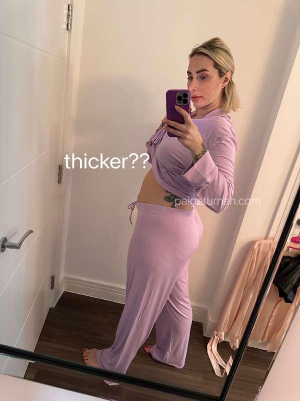 Looking a little thicker???