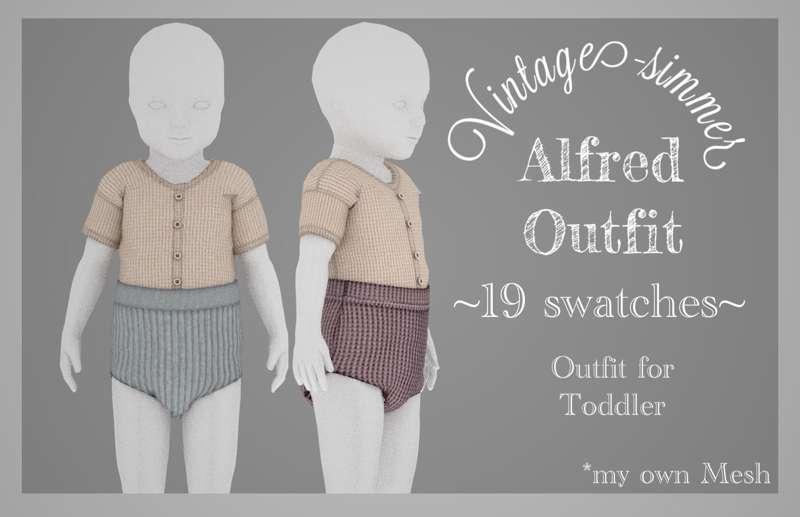 ˗ˏˋAlfred Outfit ˎˊ˗ Public realase: August 7