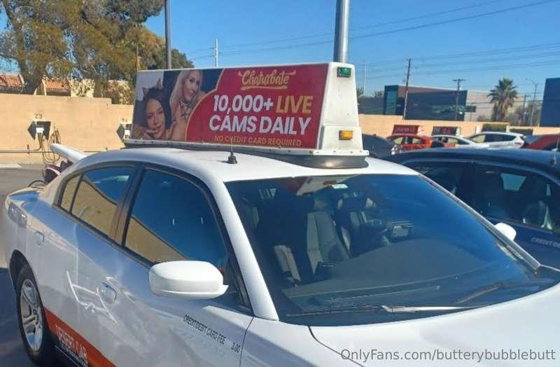 so cool we were on these taxis for AVN😍