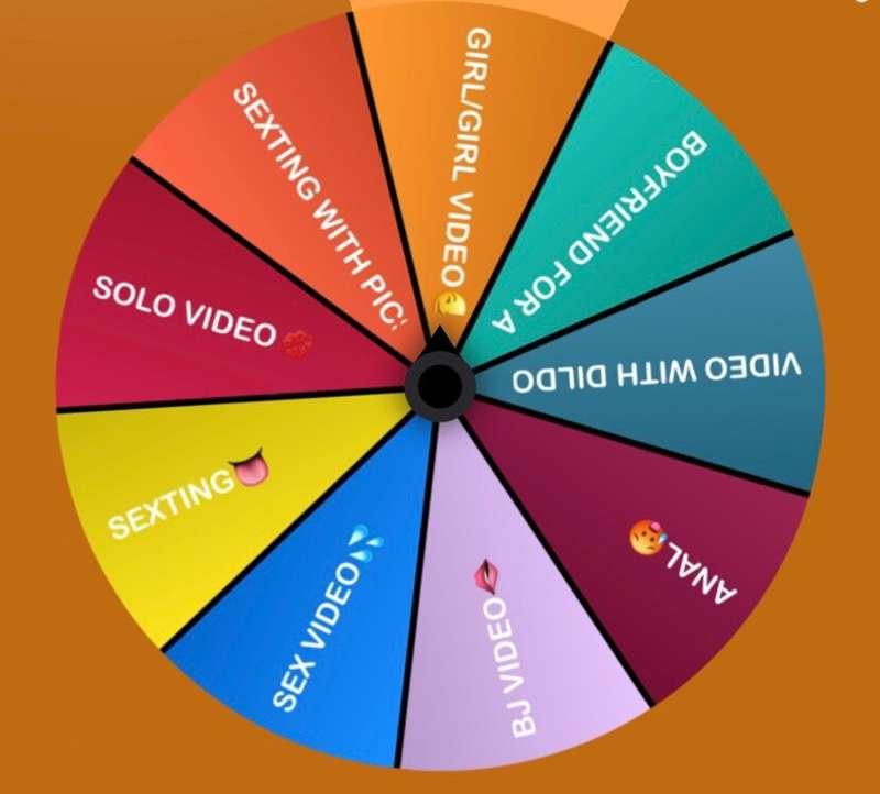 Are you in a playful mood today?😈💦lets spin the wheel! 𝐓𝐢𝐩💰
..