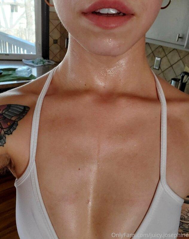 Sweat dripping down my body gives me feels