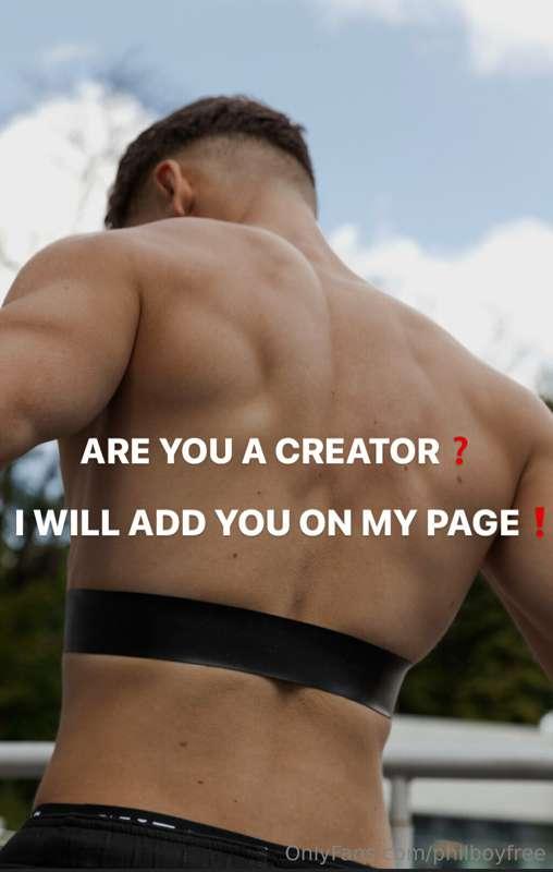 **A post for the creators of OF!**

I have the opportunity t..