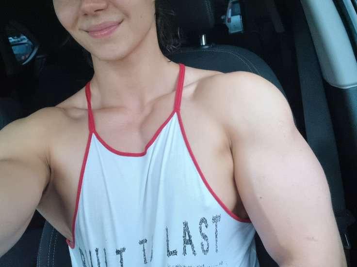 After back and biceps workout