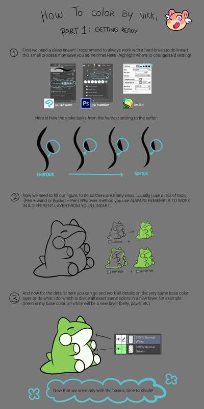 (✏️ Art tip) How to color 1