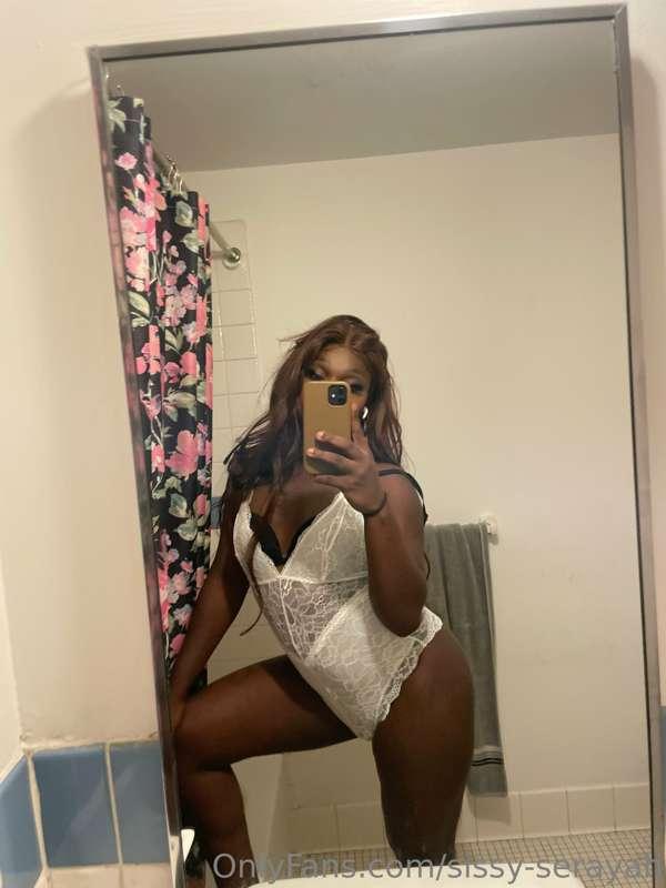 White Lingerie Moment 👽