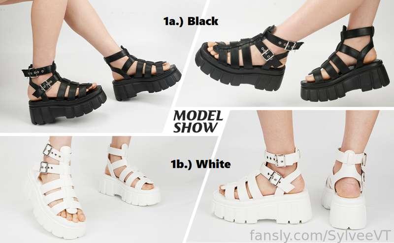 MY DEAREST SUBS! HELP ME PICK OUT A NEW PAIR OF SHOES PRETTY PLEASE~! 💕