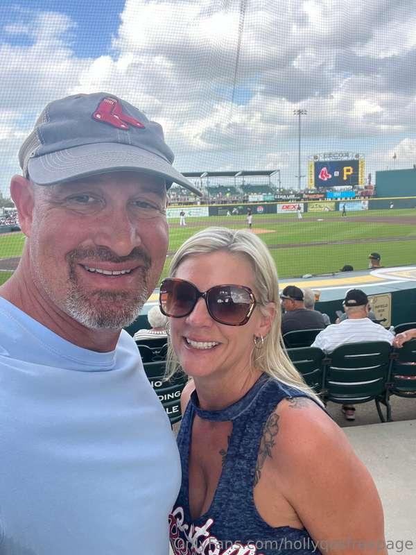 Enjoying spring training with @jlove74 yesterday in ☀️ Flori..