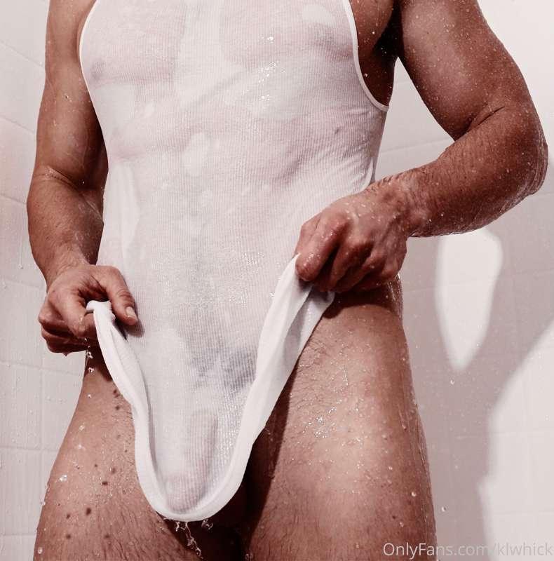 wet t-shirt contest, think I could get first place? Like & c..