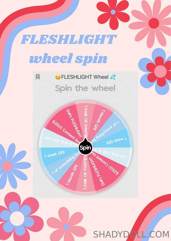 ___DOLL’S FLESHLIGHT WHEEL SPIN___ 💦 ℕ𝔼𝕎 𝔼𝕏ℂ𝕃𝕌𝕊𝕀𝕍𝔼 𝕎ℍ𝔼𝔼𝕃 🏆🤤
..