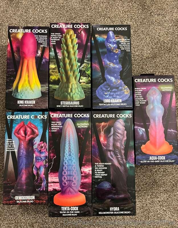 Yay! They arrived!!! 😈😈😈 but so did my period 😭😭😭