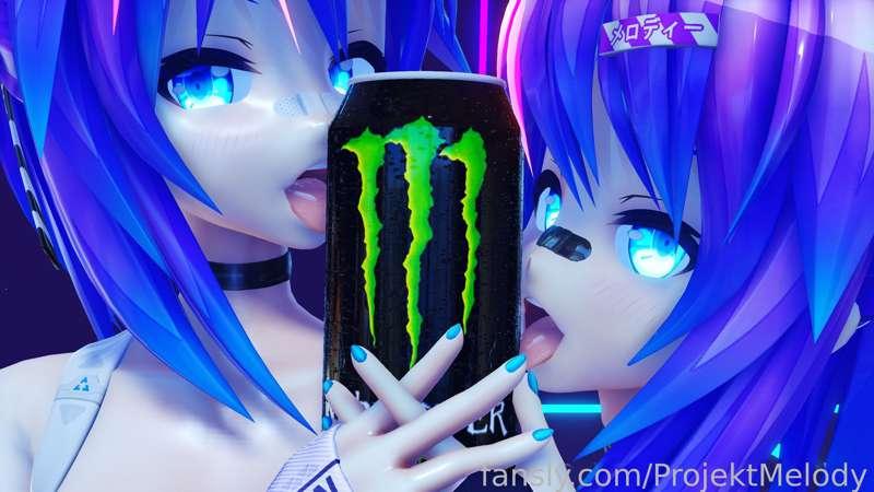 she slurpin on my monster til i bang ( ͡° ͜ʖ ͡°) or something i dont fuckin know ¯\_(ツ)_/¯ im just feeling a little thirsty to be honest,,, do u have anything i could swallow? 
#vtuber #hentai #waifu #animegirl #monster #vshojo #projektmelody