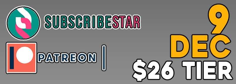DEC 9 - $26 tier sketch stream announcement