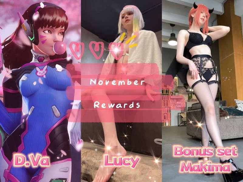 NOVEMBER REWARDS ANNOUNCEMENT!
