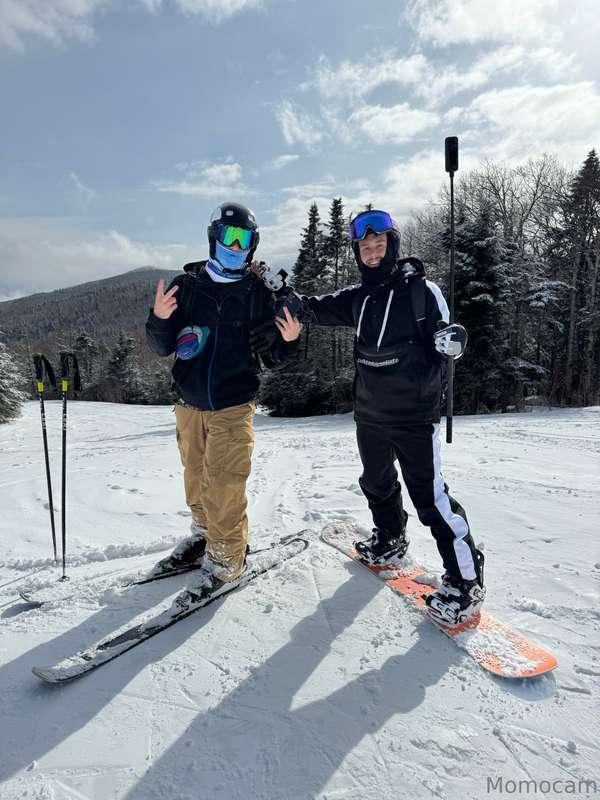 big leo & I finally hit the slopes together after 5+ years!