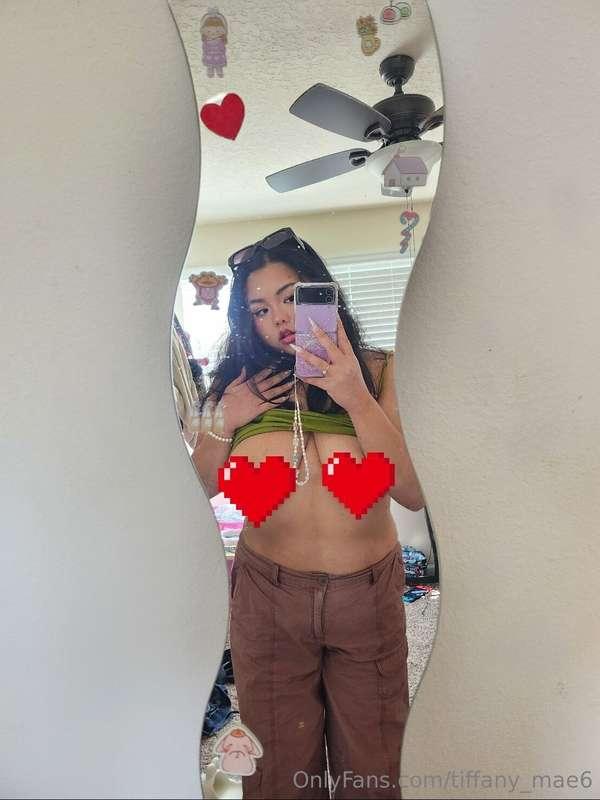 My mirror is dirty, but I'm dirtier 😜