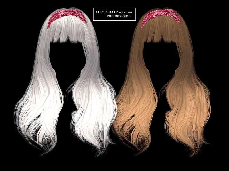 ALICE HAIR WITH SCARF