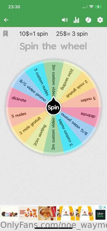 Did you know that i have a ***wheel of pleasure*** tip 10$ t..