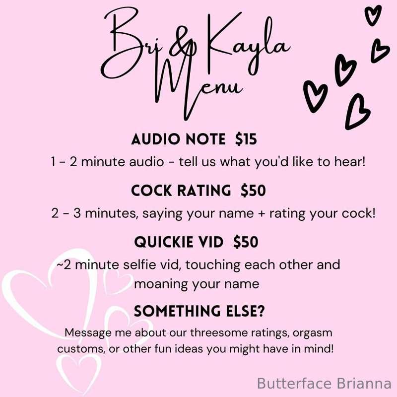 Hey guys!! 💜 I just wanted to pass along a menu for my colla..