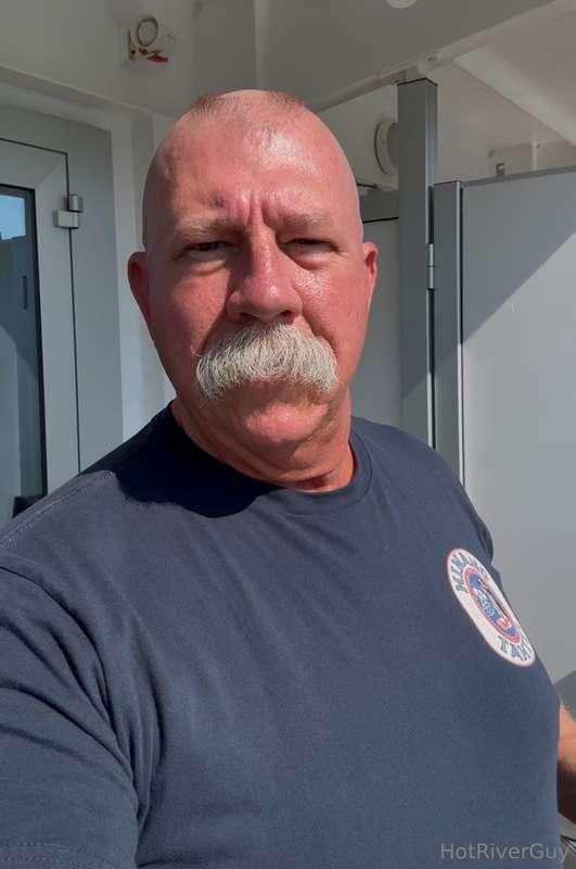 I am looking very Dad on the cruise ship balcony.