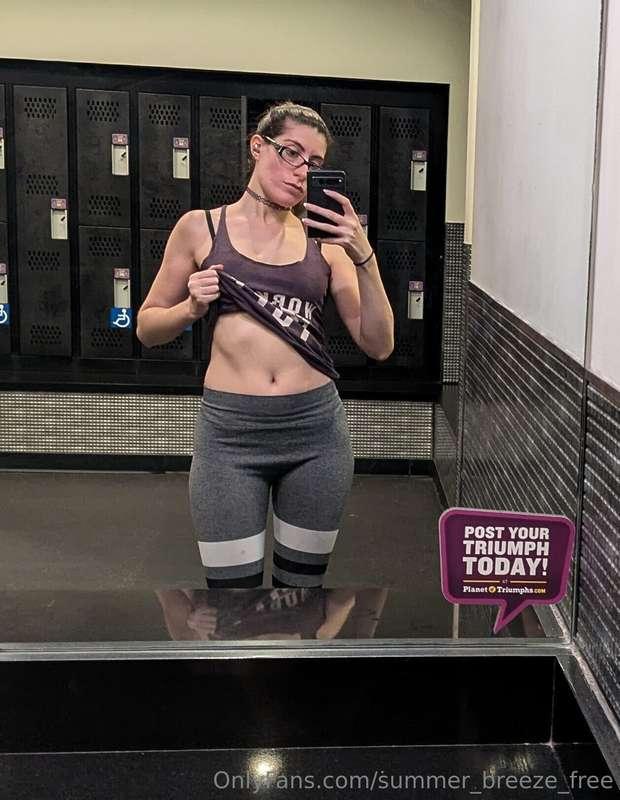 Gym selfie day 1 😜