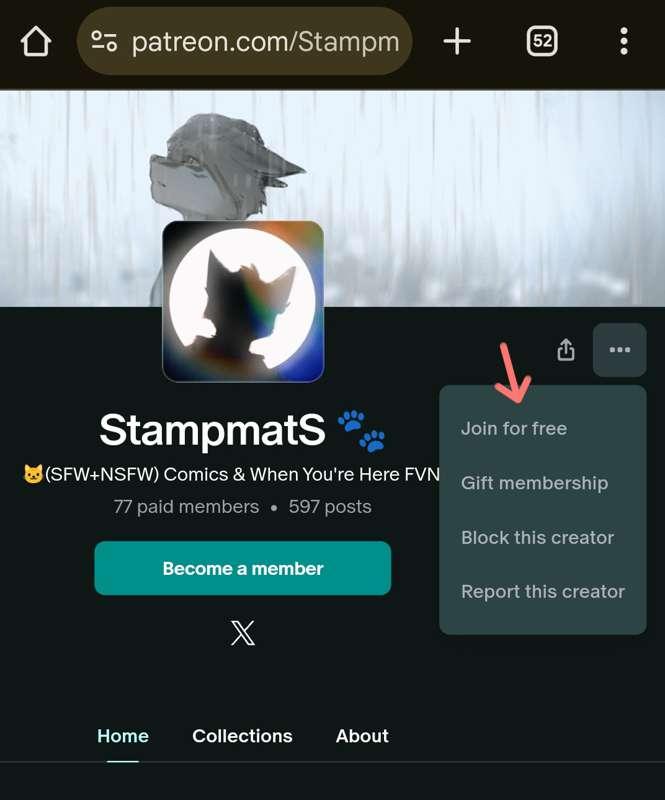 Patreon "Free Tier"