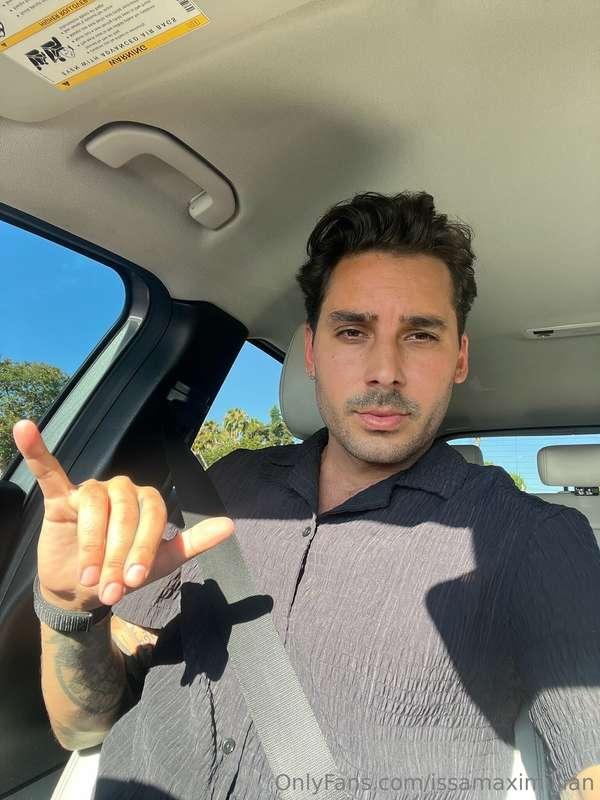 Alone in the car... now all I need is you to take this ride ..
