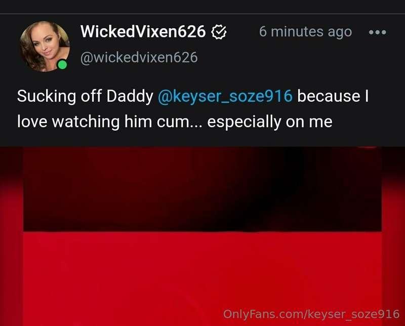 Come check out babygirl @wickedvixen626  playing with me and..