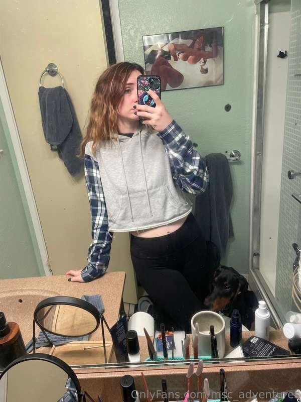 OOTD feat my Doberman puppy lol