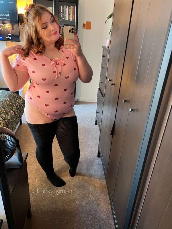 This body suit pops open at the crotch so free use whenever ..