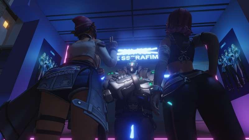 Intro Render for Dva and Kiriko WIP