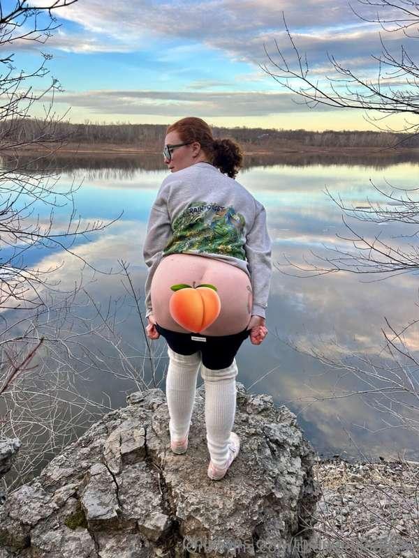 Sweet as a peach 🍑😋
