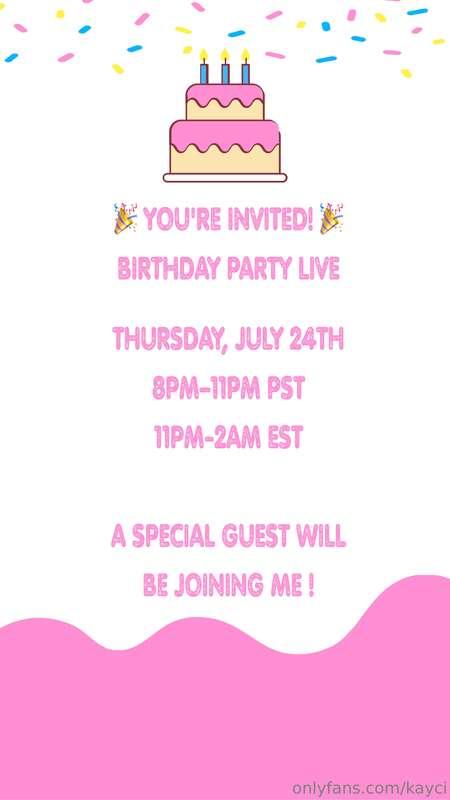 🎂 SAVE THE DATE!! & stay tuned.. the special guest will be a..