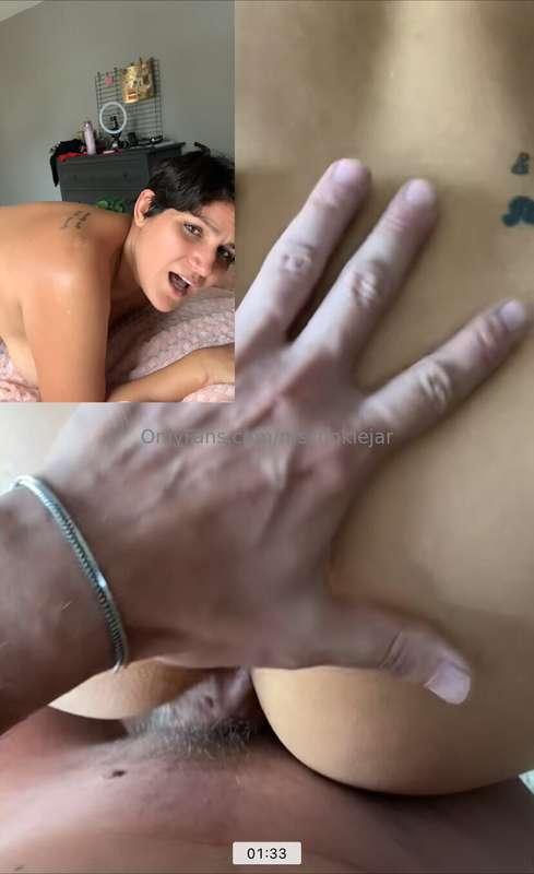 Up-close and ANAL 🍑🍆 Bet you wish you could make me moan and..