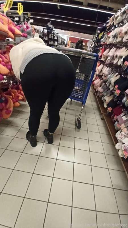 My sexy wife while shopping 🍑🥰