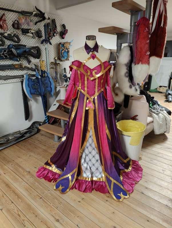 Sweetheart Sona dress progress