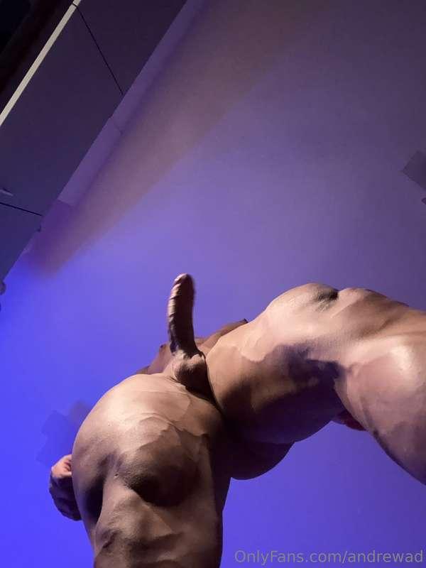 My throbbing cock towering over you 😈❤️‍🔥