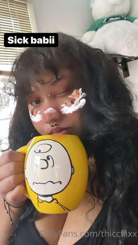 Making sure to drink lots of tea so I can get better to make..