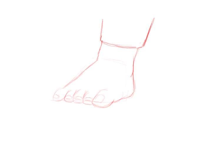Lupina Foot Transformation(Test Animation)