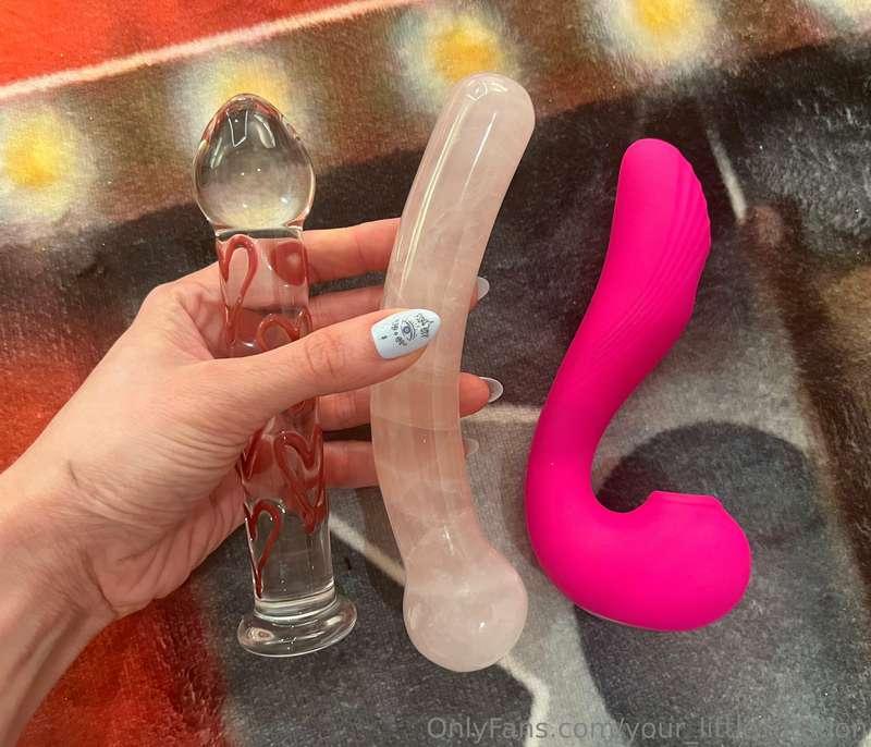 Which toy should make me cum today? 🥵 Or would it be yours? ..