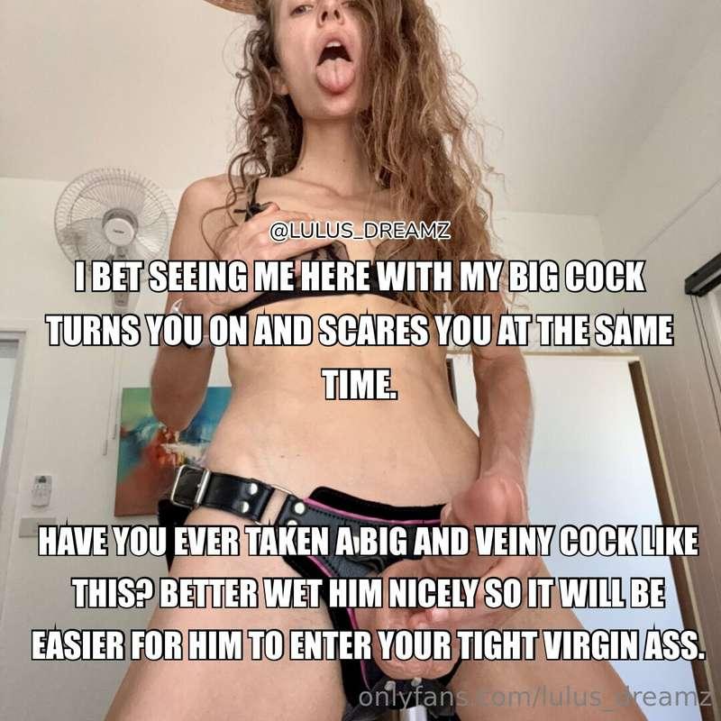 Better suck mommas big cock nicely before It enters your tig..