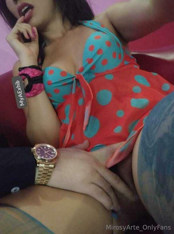 Mejor me la puse como pulsera y de vez en vez se la daba a o..
