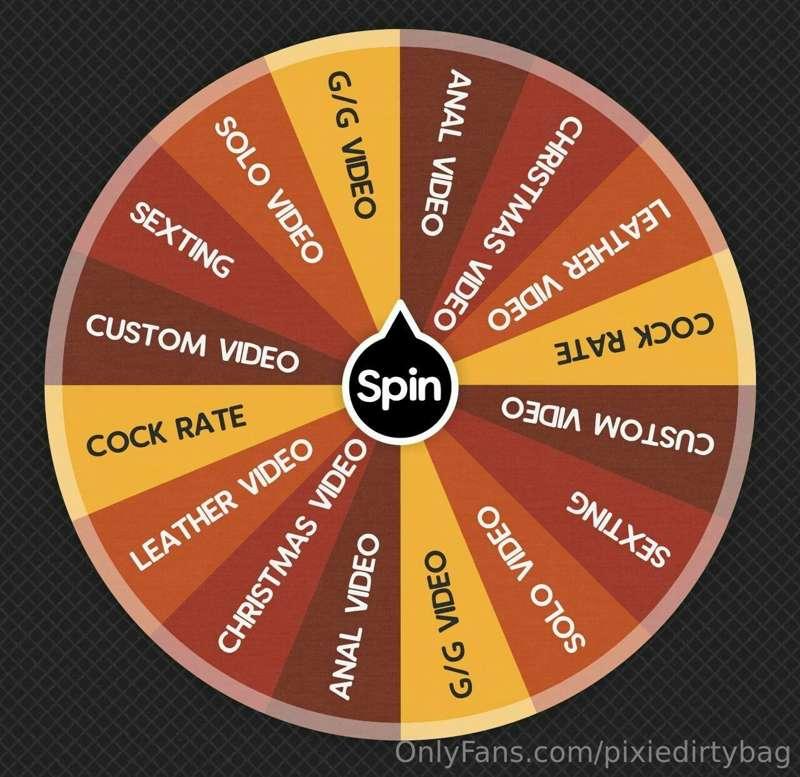 ☃️🔥 **PIXIE WHEEL** 🍂❄️

1 SPIN - $15
2 SPIN - $25
3 SPIN - ..