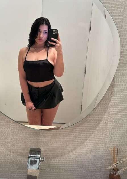 Is this black skirt too short? 🤭