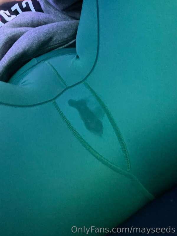 I got a little too excited riding my bike today 🤭💦