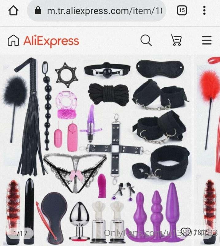 I ordered this kinky fetish set and can't wait to possess it..