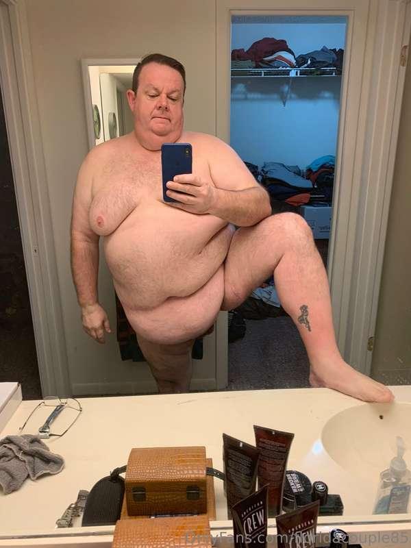Daddy freshly shaved!