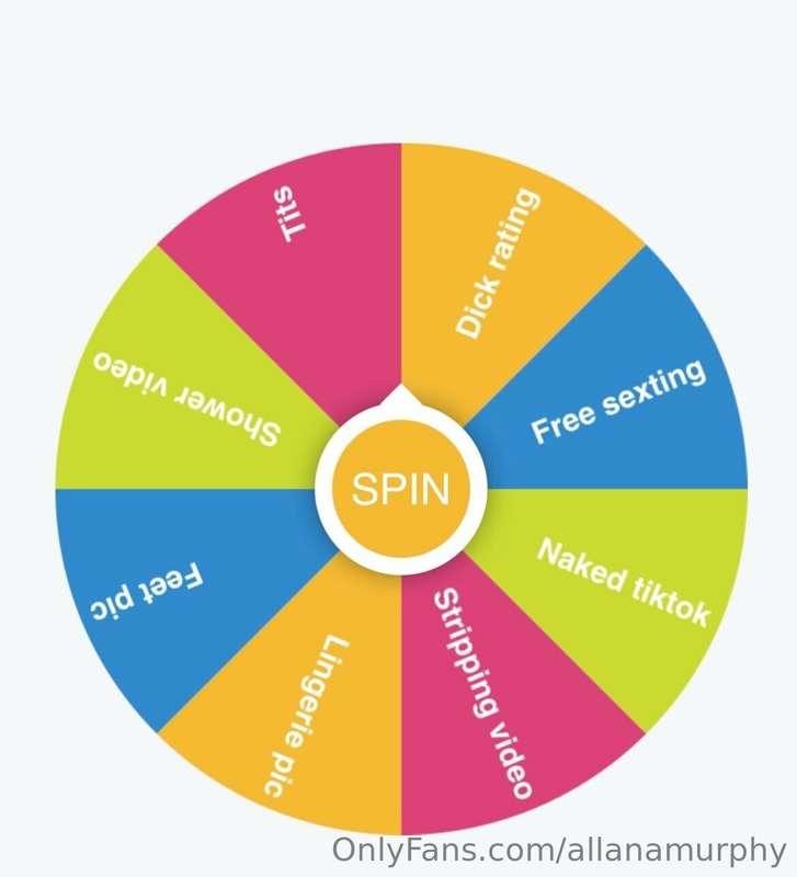 Who wants to play a game ?😈
£15 a spin and I record the spin..