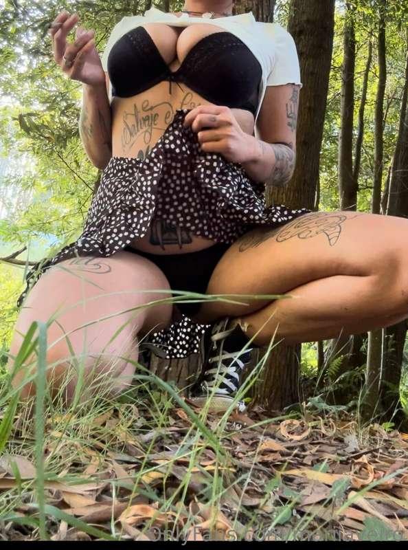 Estuve en el bosque hoy… ✨✨✨