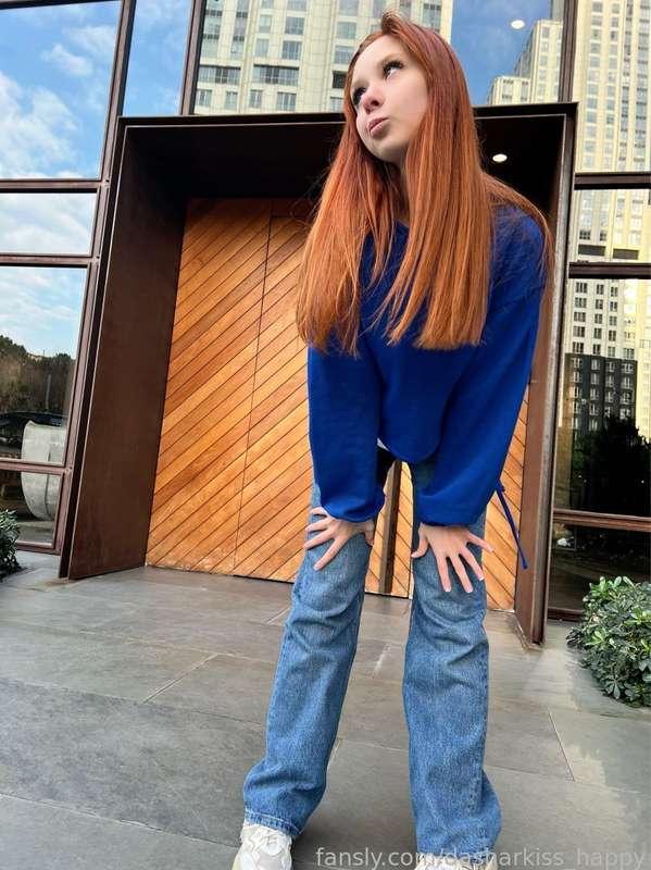 I wouldn't mind taking a walk today and enjoying the beautiful weather. Will you keep me company?🥰❤️💕


#teen #ginger #student #cute #public #gfe #real  